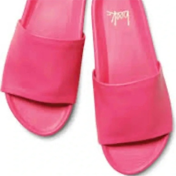 Beek Pelican Leather Platform Sandal Watermelon Size 9 - Picture 4 of 9